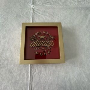 Hallmark Gold and Red Wonder Woman Decor